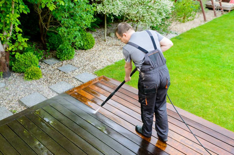 Deck Cleaning Process